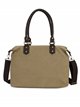 Contrast canvas citybag khaki