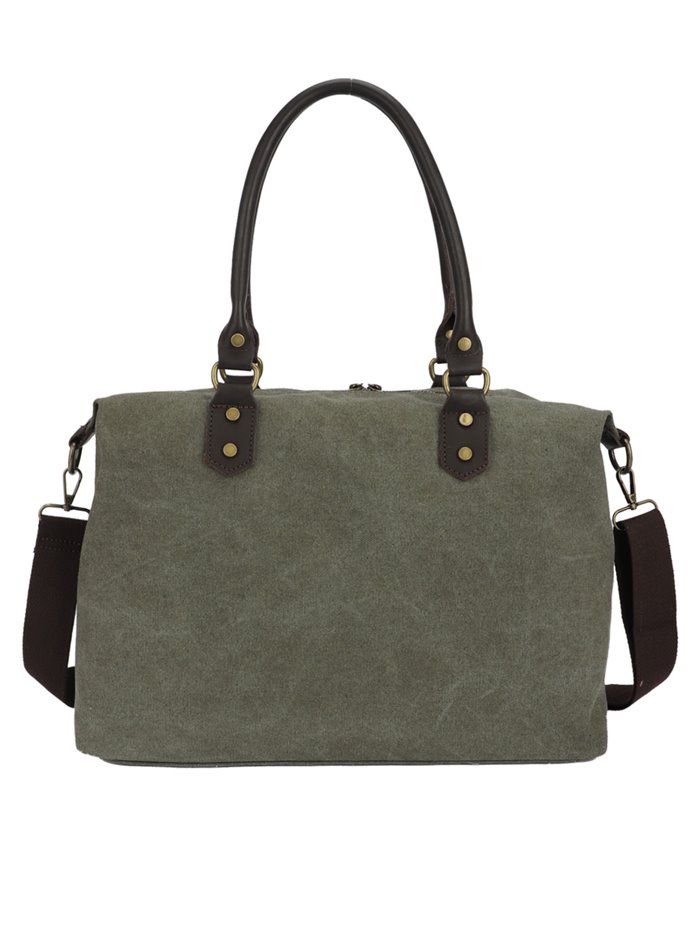 Citybag canvas combinado olive-green