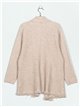 Frayed edge knitted cardigan (M/L-L/XL)