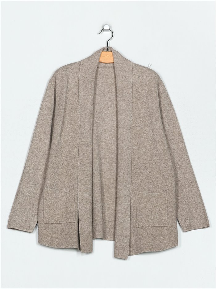 Knit cardigan with pockets (M/L-L/XL)