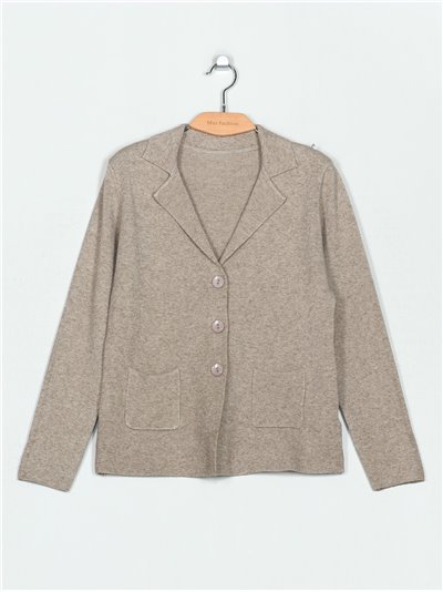 Soft knitted blazer (M/L-L/XL)
