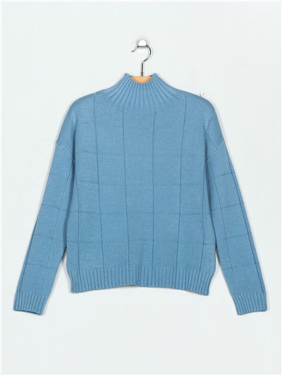 Checked sweater (M/L-L/XL)