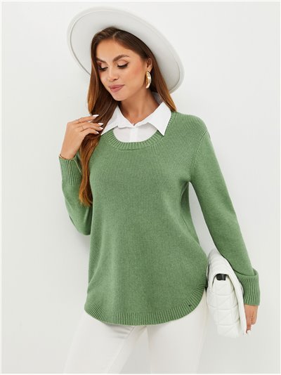 Contrast sweater (S/M-L/XL)