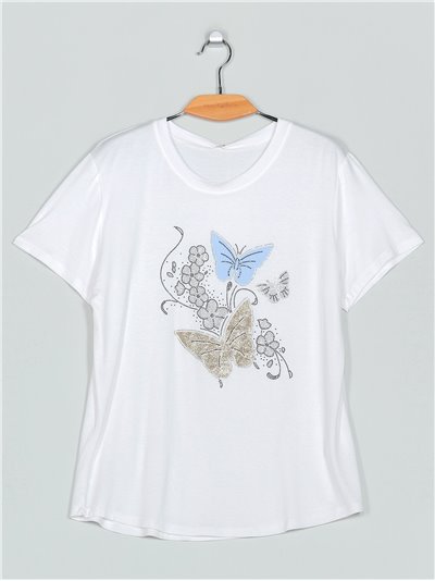 Oversized butterflies t-shirt (M/L-XL/XXL)