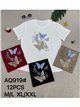 Camiseta amplia mariposas (M/L-XL/XXL)