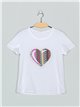 Camiseta corazón strass (S/M-L/XL)