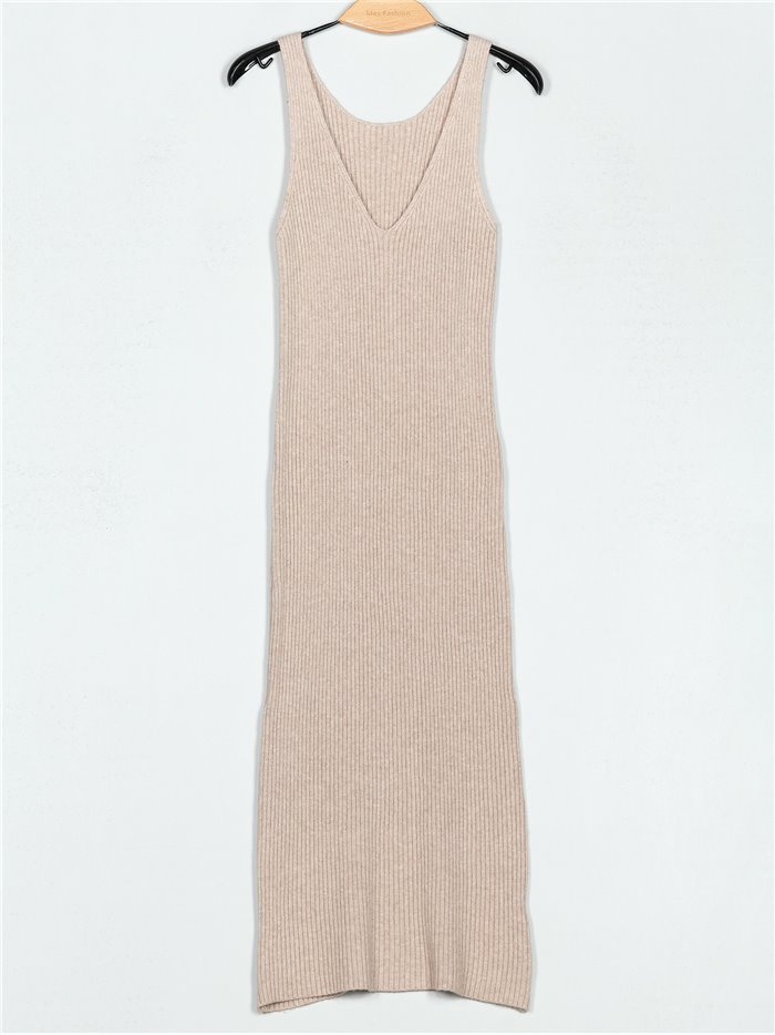 Ribbed knit dress (M/L-L/XL)