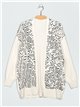 Knitted cardigan with sequins (M/L-L/XL)