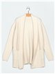 Ribbed knit cardigan (M/L-L/XL)