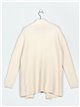 Ribbed knit cardigan (M/L-L/XL)