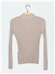 High neck ribbed sweater (M/L-L/XL)