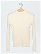 High neck ribbed sweater (M/L-L/XL)