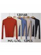 High neck ribbed sweater (M/L-L/XL)