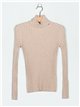 Roll neck ribbed sweater (M/L-L/XL)