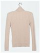 Textured cable-knit sweater (M/L-L/XL)