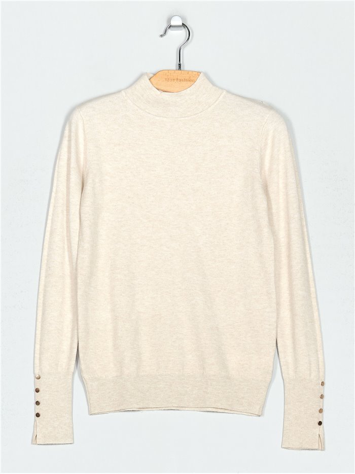 Soft sweater with buttons (M/L-L/XL)