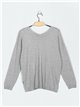 Sweater with pearl beads (M/L-L/XL)