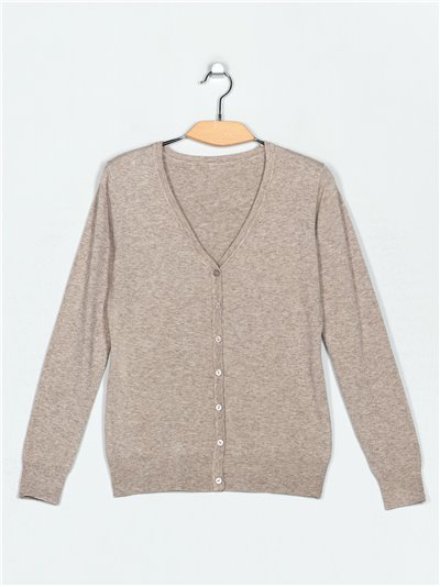 Basic knitted cardigan (M/L-L/XL)