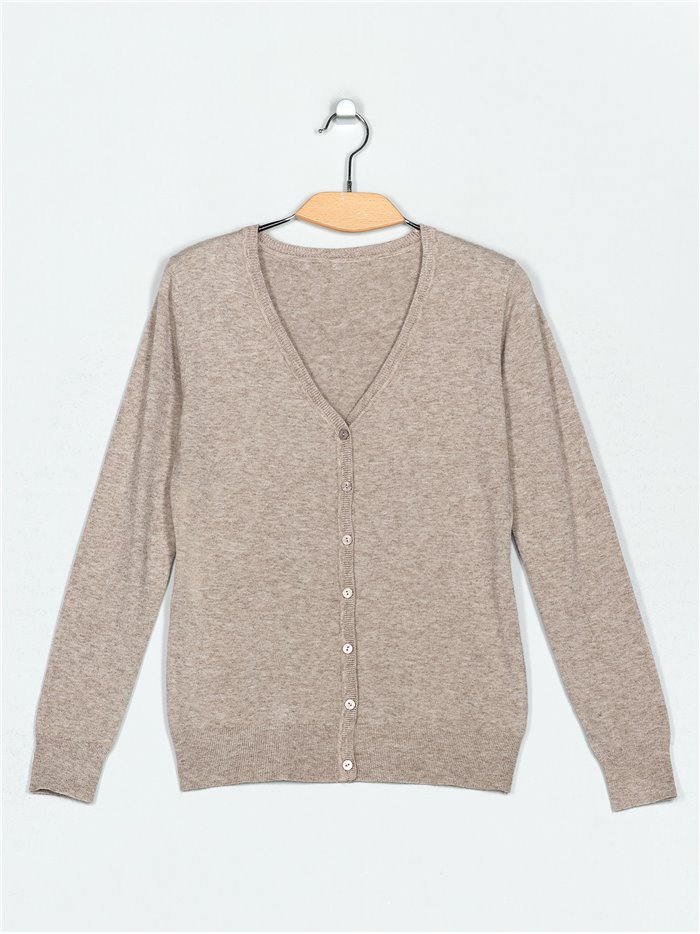 Basic knitted cardigan (M/L-L/XL)