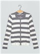 Soft striped cardigan (M/L-XL/XXL)