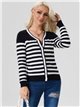 Striped knit cardigan (M/L-XL/XXL)