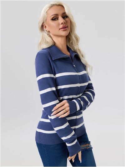 Soft striped cardigan (M/L-XL/XXL)