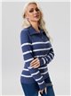 Soft striped cardigan (M/L-XL/XXL)