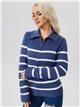 Soft striped cardigan (M/L-XL/XXL)