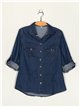 Denim shirt azul (S-XXL)