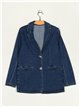 Blazer denim azul (XS-XL)