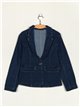 Denim blazer azul (S-XXL)