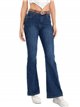 Belted flare jeans azul (S-XXL)