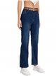 Plus size belted jeans azul (40-52)