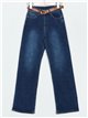 High waist belted jeans azul (S-XXL)