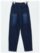 Paperbag jeans azul (S-XXL)