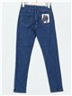 Jeans skinny tiro alto azul (36-46)