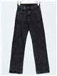 High waist jeans negro (S-XXL)