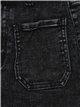 High waist jeans negro (S-XXL)