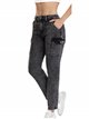 Jeans bolsillos negro (S-XXL)