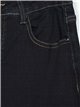 High waist straight jeans negro (S-XXL)