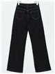 High waist straight jeans negro (S-XXL)