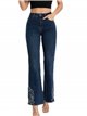 Embroidered flare jeans azul (S-XXL)