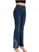 Embroidered flare jeans azul (S-XXL)