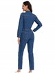 Denim Jumpsuit with buttons azul (S-M-L-XL)