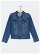 Basic denim jacket azul (S-XXL)