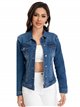 Basic denim jacket azul (S-XXL)