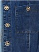 Buttoned denim jacket azul (S-XXL)