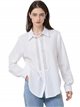 Camisa efecto lino abalorios blanco (M-L-XL-XXL)