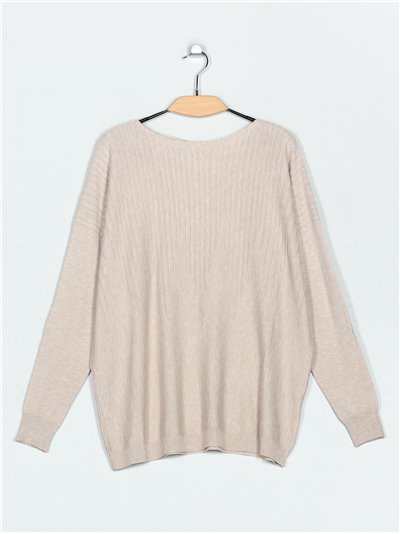 Textured soft sweater (M/L-XL/XXL)