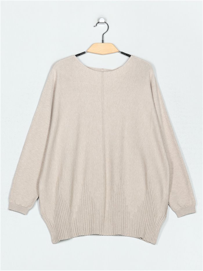 Textured soft sweater (M/L-XL/XXL)